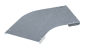 IKLCV6300C | Крышка на угол горизонтальный 45°, осн.300, R600, 1.0мм, нержавеющая сталь